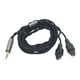thumbnail image 5 of Cable de actualización de sonido de repuesto ANGGREK 3,5 mm Cobre Plateado para HD580 HD660 HD6XX, 5 of 7