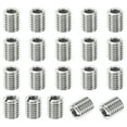 thumbnail image 1 of Unique Bargains Adaptateurs Filetage Manchon Réducteur Écrou 20pcs M12x1.75 Mâle à M8x1.25 Femelle Réparation Insert Écrou 15mm, 1 of 7