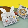 thumbnail image 4 of Baby Educational Cloth Book Newborn Animal Cloth Book Children's Early Learning Development Cognitive Reading Puzzle Book Montessori Toys, 4 of 4