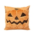 thumbnail image 2 of 2026 Halloween Pillow Covers 18x18 Inch Soft Plush Faux Wool Textured Throw Pillow Covers Cute 3D Decorative Cushion Cases for Couch Sofa Bedroom Home Decor, 2 of 9