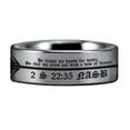 thumbnail image 3 of Christian Bow Archer Tungsten Carbide Ring, 3 of 5