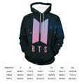 thumbnail image 4 of Kpop BTS Hoodie Unisex 3d Novelty Hoodies Graphic Hoodies Pullover Sweatshirts For Men Women Teen 2XL, 4 of 7
