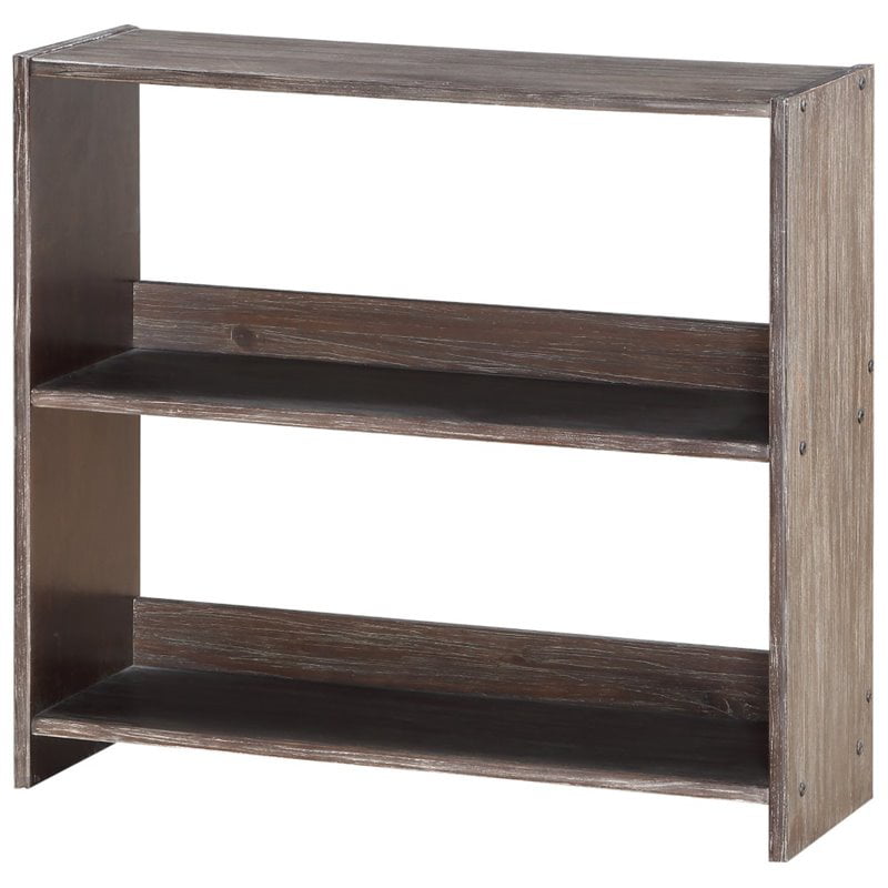 Donco Kids Solid Wood Small Low Loft, Small Real Wood Bookcase