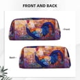 thumbnail image 2 of Rocae Rooster Oil Painting for Multifunctional Pen Organizer with Zipper Closure, Ideal for Tools, Gadgets, Cosmetics, Stationary,Travel Accessary, 2 of 5
