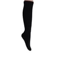 thumbnail image 2 of 3 Pairs Cotton Slouch Cotton Socks Extra Heavy and Extra Long Shoe Size 5-10 (Black), 2 of 11