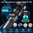 thumbnail image 4 of Wangscanis Rechargeable Flashlights, XHP50 Super Bright 1500mAh Battery Zoomable Waterproof 5-Mode, 4 of 7