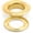 Gold, variant on 3/4" (19MM) ID Grommets Eyelets with Washers for Clothes, Leather, Canvas Pack of 25 Sets (Silver)