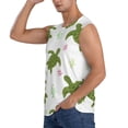 thumbnail image 3 of Fotbe Men's Cute Turtle Print Men's Sleeveless Muscle Tank Tops Casual T-Shirts for Gym Workout Beach-X-Large, 3 of 8