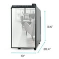 thumbnail image 6 of BLACK+DECKER BD60326 Thermoelectric 8-Bottle Wine Cellar, Mirrored Glass Door, 6 of 7