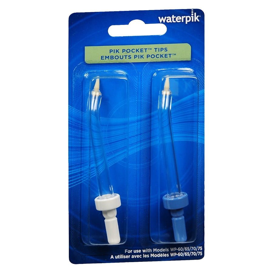 Waterpik Pik Pocket Tips for Classic Water Flosser Models WP 60/ 65/ 70