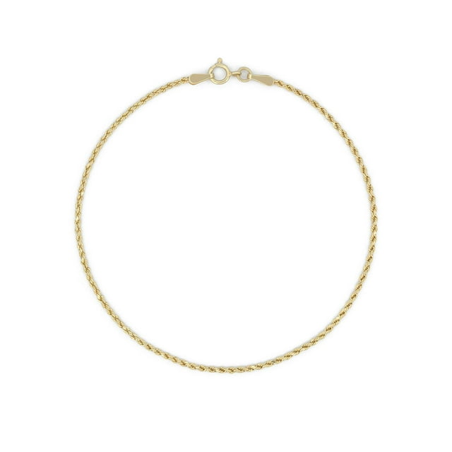 Pulso Torzal 1 mm 18.5 cm Oro Sólido 14k