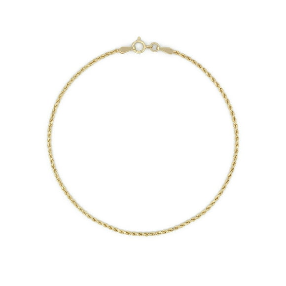 Pulso Torzal 1 mm 18.5 cm Oro Sólido 14k