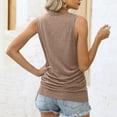thumbnail image 6 of MSJUHEG Summer Tops Soft Tank Tops for Women Summer Square Neck Tunics Womens Summer Tank Tops Loose Fit Women Tank Tops Women Tank Tops Summer Womens Tops Coffee S, 6 of 9