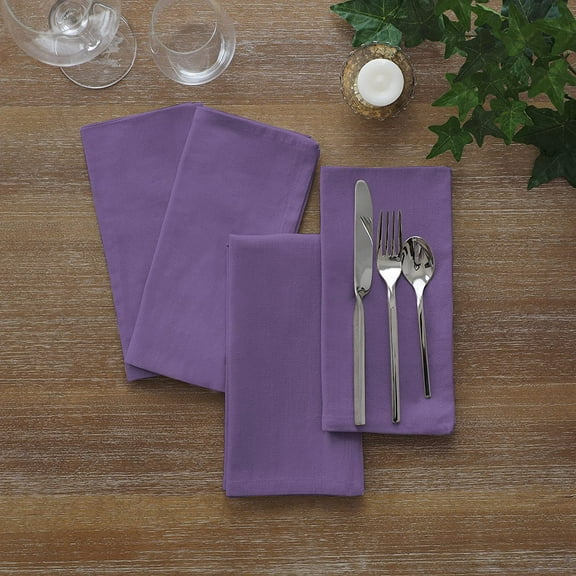 Elrene Newbridge, Stone Washed Cotton Napkins, Set of 4