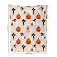 thumbnail image 3 of Halloween Blanket 50x60in Flannel Throw for Sofa Couch Bed, Soft Cozy Fleece Plush Blanket with Ghost Pumpkin Skull Print, Halloween Decorations Gift by OVFUIZ, 3 of 6