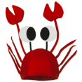 thumbnail image 1 of Sombrero novedoso para hombres y mujeres 3D langosta cangrejo cangrejo mariscos sombrero con clips (cangrejo), 1 of 5