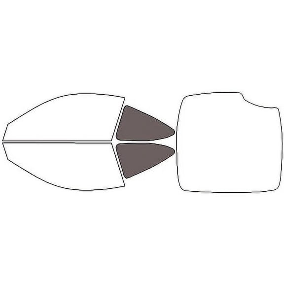 Avery Dennison NR Nano Ceramic IR Window Tint Kit Compatible with Honda Insight 2000-2006 - Back