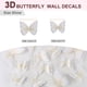 thumbnail image 2 of Pegatinas de Pared de Mariposas 3D de 12pcs de Unique Bargains, Calcomanías Removibles para Decoración de Habitaciones en Casa, Color Blanco, 2 of 7