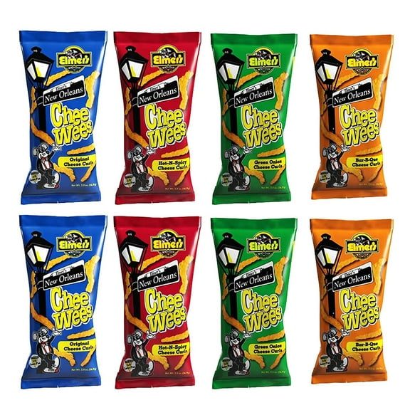 Elmer's New Orleans Chee Wees Variety Pack (2oz/8 Bags)