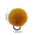 thumbnail image 3 of QIQUWOHUL Pom-Pom Hair Ties Elastic Hair Ties Hair Ponytail Holders Hair Band For Girls Toddlers Pigtail 10 Colors For Choose, 3 of 4