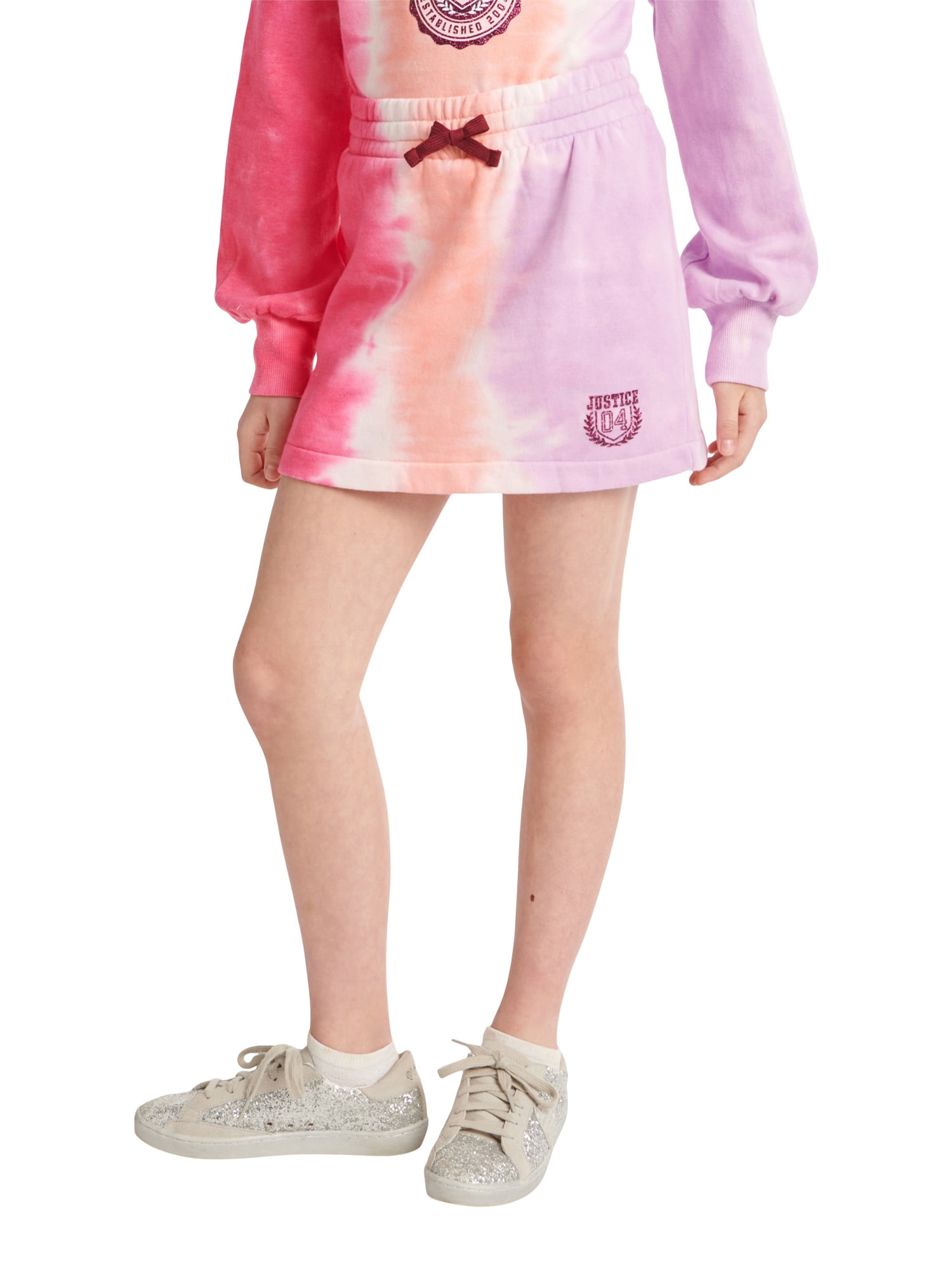Justice Girls Dye Effect Fleece Skirt, Sizes XS-XLP