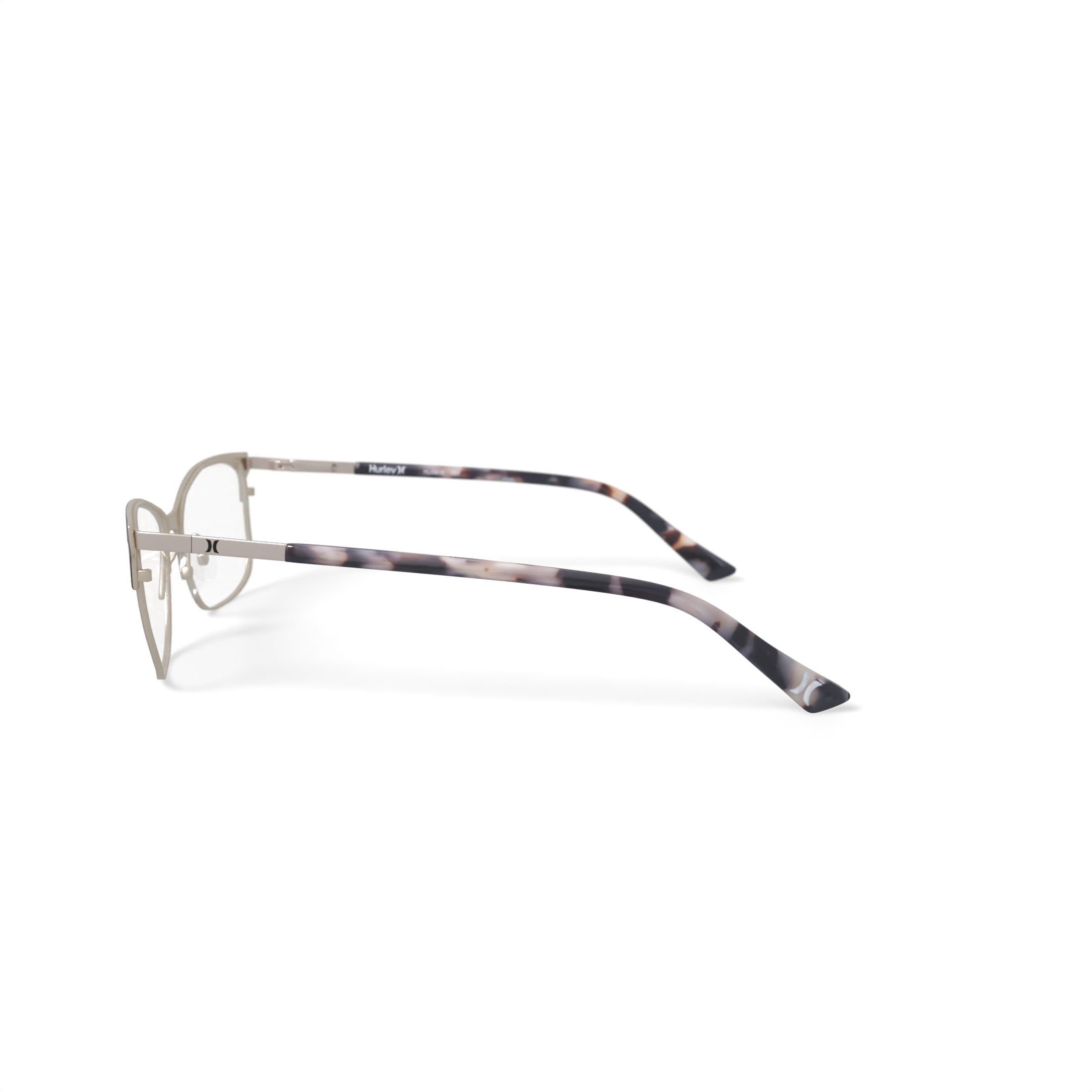 Hurley Women's Sal Prescription Eyeglasses with Case, Matte Black