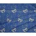 thumbnail image 4 of oneOone Polyester Lycra Fabric Leaves & Floral Block Printed Fabric 1 Yard 56 Inch Wide, 4 of 4