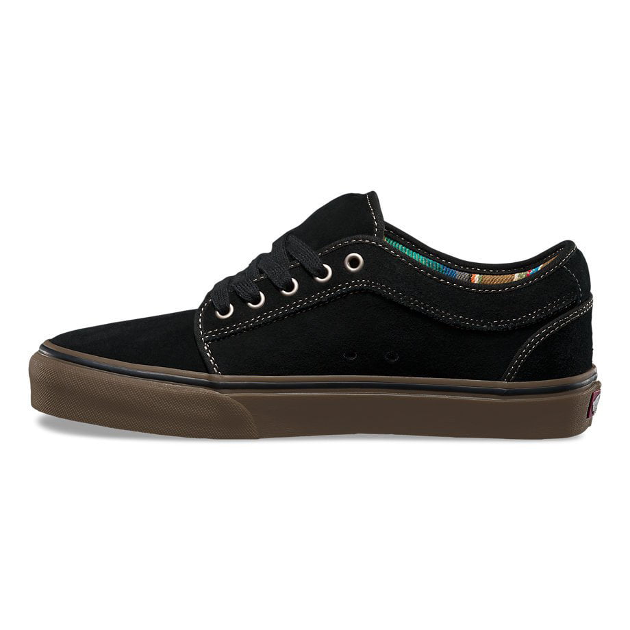 Vans Chukka Low Aztec Stripe Black/Gum Men's Classic Skate Shoes Size 11