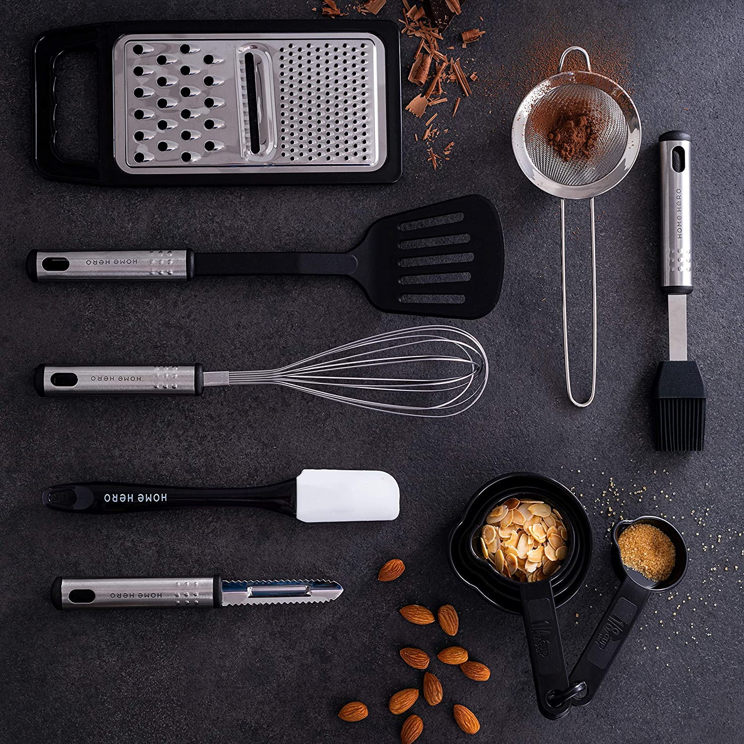 Grab 22% Off the Home Hero Stainless Steel Kitchen Utensil Set and