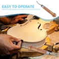 thumbnail image 3 of COMPUKAS Precision Violin Repair Tool for Clean Purfling Grooves Ergonomic Grip Durable Wood and Metal Construction Multi Color 7.5 Inch, 3 of 8