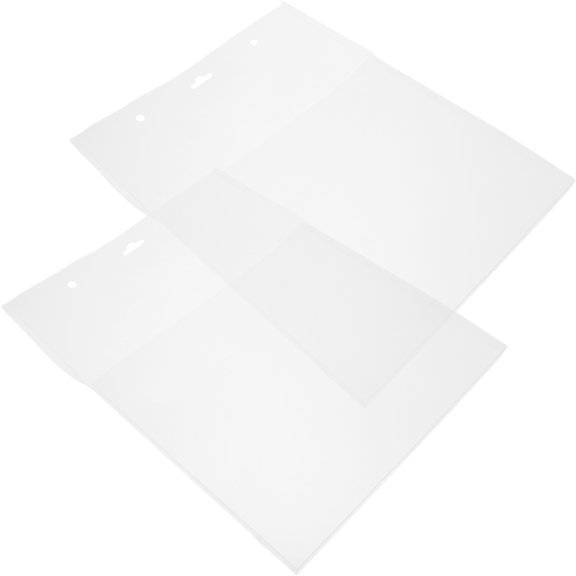 HEALEEP Wall Mount File Holder Clear PP for Office and Student Use 2Pcs