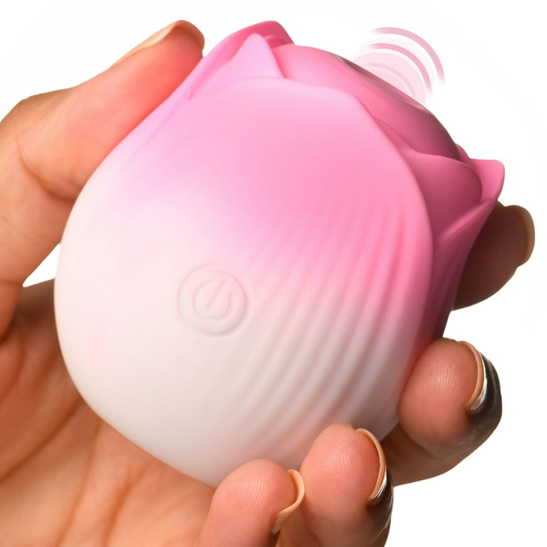 Bloomgasm Pulsing Petals Throbbing Rose Suction Vibrator, Pink - Walmart.com