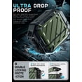 thumbnail image 6 of SUPCASE for Apple AirPods 4 Case with Lock & Carabiner, [IP68 Waterproof] [Compatible with MagSafe] Full-Body Anti-Scratch Hard Shell Waterproof Cover for AirPods 4th Generation 2024, Guldan, 6 of 7