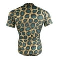 thumbnail image 4 of joogoo Green Leopard Pattern Men's Cycling Jerseys Mountain Bike Short Sleeve Tops 3XL, 4 of 7