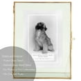 thumbnail image 6 of Home Decor Collection Sterling & Noble Home Brass Trimmed Fluted Glass Tabletop Picture Frame Fits up to a 5"x7" Photo, 6 of 11