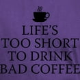thumbnail image 3 of CafePress - Life's Too Short To Drink Bad Coffee Dark T Shirt - Men's Classic Graphic Cotton T-Shirt, 3 of 4