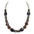 thumbnail image 1 of C Jewelry Sparkling Amethyst Mixed Gold Chain Necklace, 1 of 1