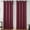 Red, variant on Kcavykas Polyester Solid Color Curtain Elegant Curtain Panel Pair 39W x 78L, Stacking Window Drapes with Round Hole Design for Bedroom Living Room Home Décor Birthday Gift