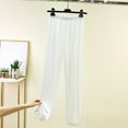 thumbnail image 2 of Loopsun Womens Pajama Long Pants Solid Elastic Waist Cuffed Ankle Loose Full Length Loungewear, 2 of 5