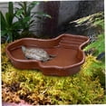 thumbnail image 1 of Plato de agua para tortugas Donemore con rampa antideslizante, cuencos de agua y comida para tortugas, roca de 31 x 25 x 5 cm, plato de agua para reptiles, accesorios para el hábitat de tortugas,, 1 of 6
