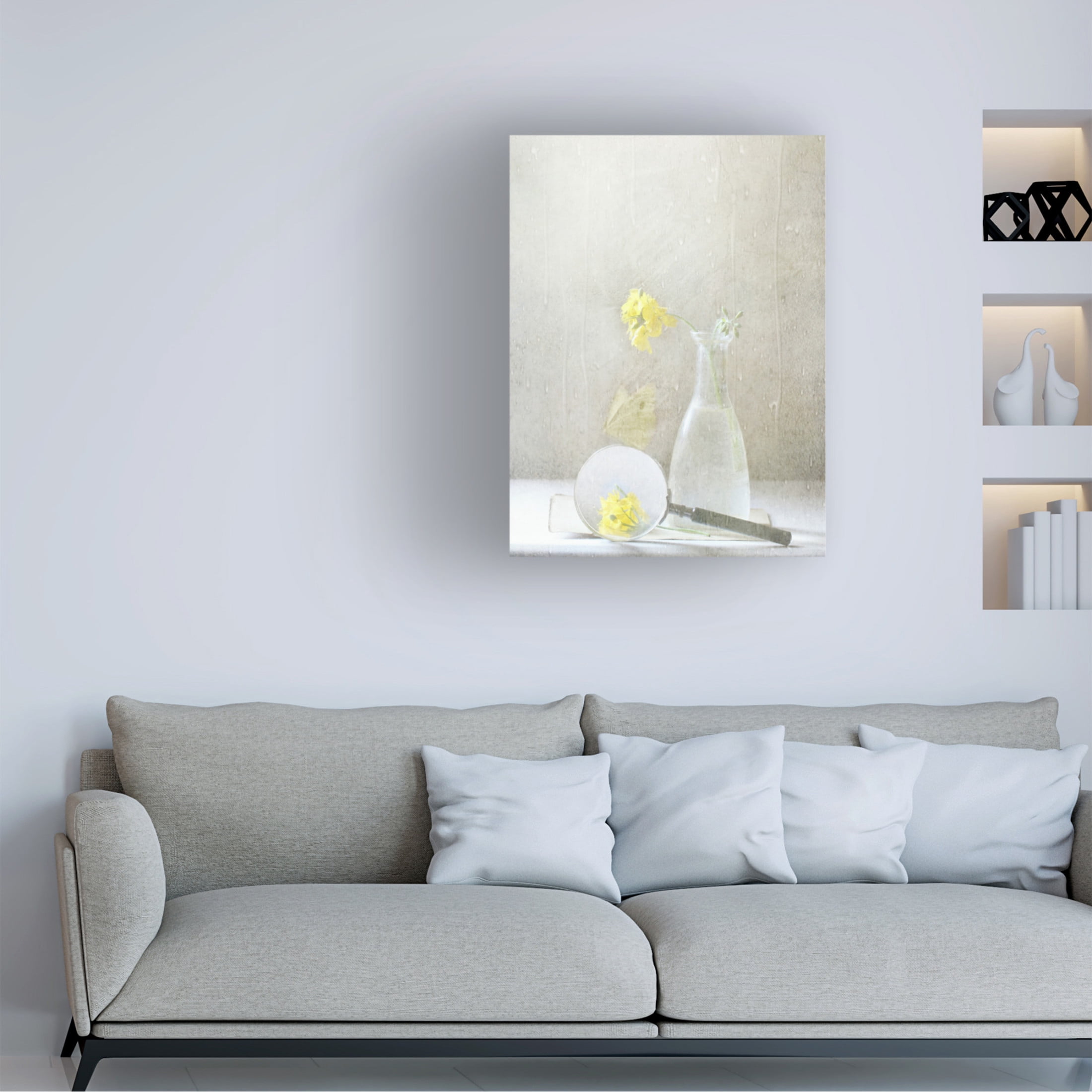 Canvas Wall Art - Delphine Devos 'Qnatureq Is What We See' Wall Art for Living Room, Bedroom, or Office Décor by Trademark Fine Art - 18 x 24 Inches