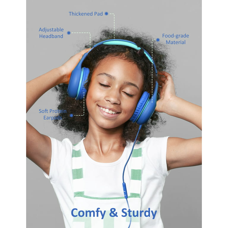 Où Trouver Casque Audio Pour Enfants, Mpow CH6S Écouteurs Pour Enfant  Filaire Avec Limite De Volume (85dB/94dB), Partage Audio Pour école- Vert  Le Moins Cher