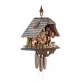 thumbnail image 3 of Cuckoo Clock Black forest house, turning mill-wheel, 3 of 4