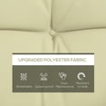 thumbnail image 4 of Indoor Outdoor Chair Cushions with Back, Pillows, Ties, WITHOUT SWING, Cream, 4 of 10