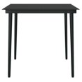 thumbnail image 5 of vidaXL 5 Piece Garden Dining Set Brown, 5 of 5