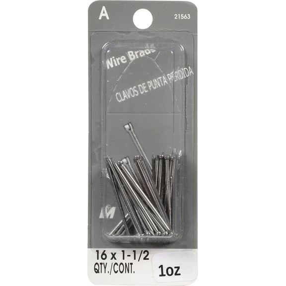 16 gauge x 1-1/2" Steel Wire Brads