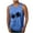 Blue, variant on YFNNUP Mens Graphic Tank Tops Cotton Workout Gym Sleeveless Muscle Shirts Vintage Summer Casual Tank Top