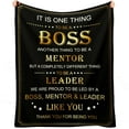 thumbnail image 1 of LHSHID Boss Lady Gifts for Women Boss Lady Blanket Boss Gifts Boss Day Gifts Ideas for Boss Going Away Gift for Boss Christmas Birthday Gifts for Boss Women Boss Appreciation Gifts 30x40in, 1 of 5