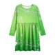 thumbnail image 5 of Vestidos de Manga Larga de las Niñas Tamaño 7-8 Elástico una Línea Twirly Patinador Escuela Vestido de Recital, 5 of 6