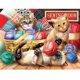 thumbnail image 3 of Cuadros Decorativos 11CT Impreso bordado completo Gato Costura DIY Kit de punto de cruz para el dormitorio Ehuebsd Nuevos Originales, 3 of 9